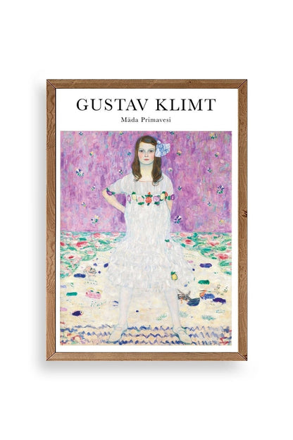 Gustav Klimt Ahşap Çerçeveli Tablo 23 x 30