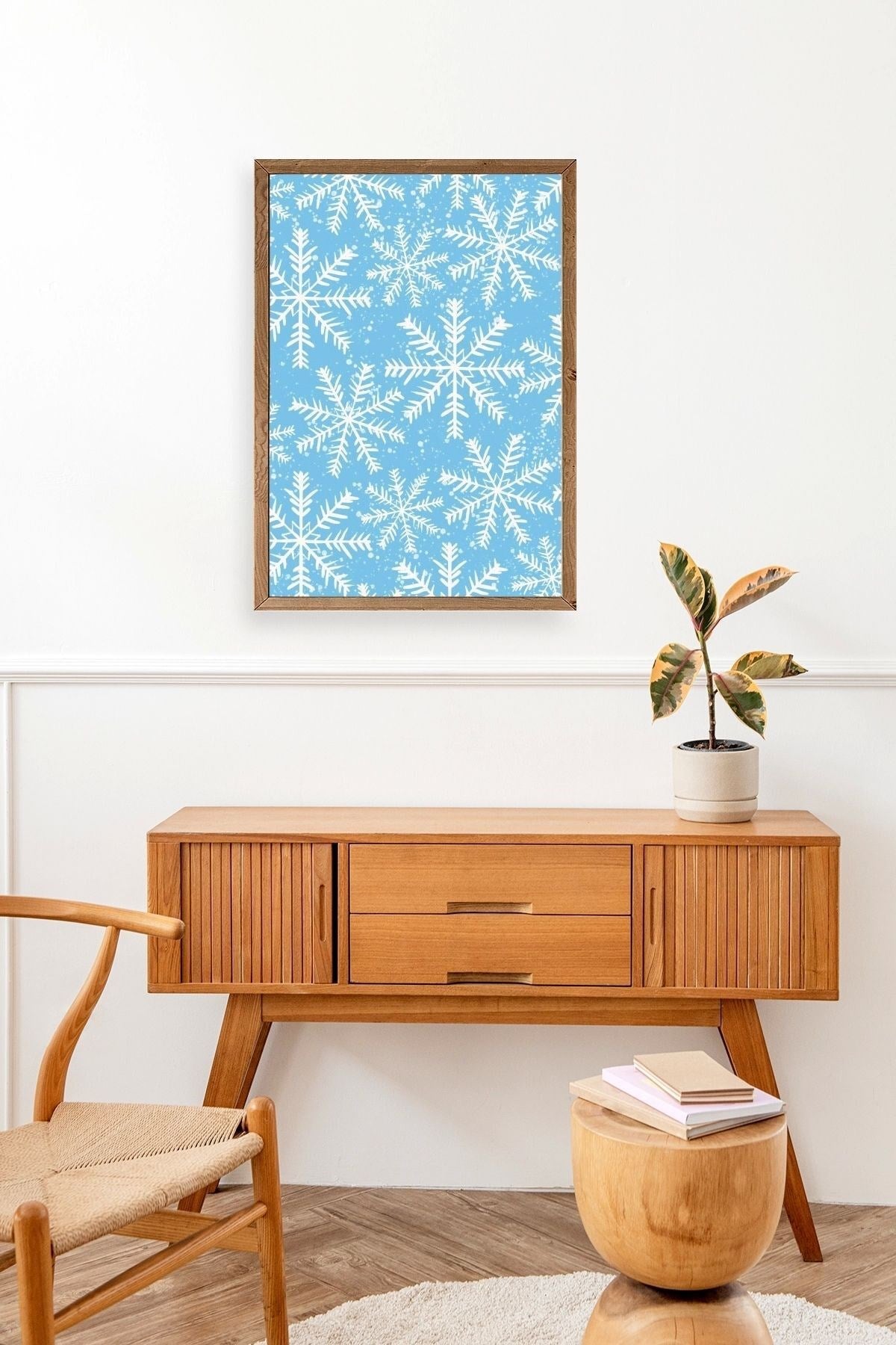 Kartopu Ahşap Çerçeveli Tablo 30 x 42