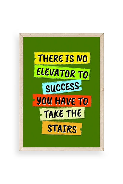 Motto Ahşap Çerçeveli Tablo 23 x 30