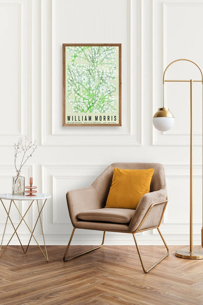 Çiçekler Ahşap Çerçeveli Tablo 50 x 70