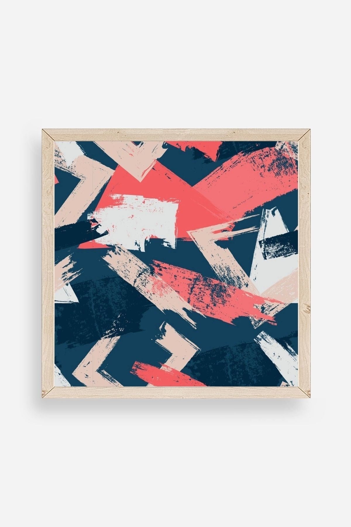 Modern Ahşap Çerçeveli Tablo 23 x 23