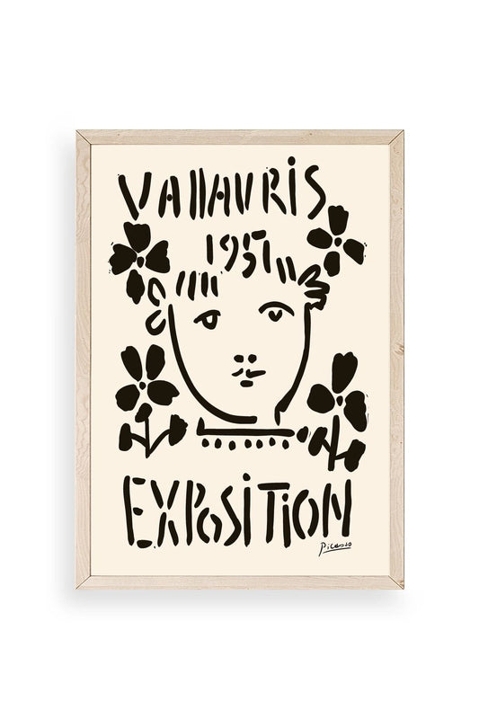 Picasso Ahşap Çerçeveli Tablo 50 x 70