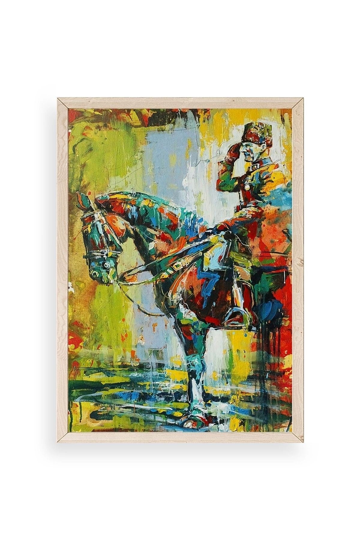 Atatürk Ahşap Çerçeveli Tablo 23 x 30