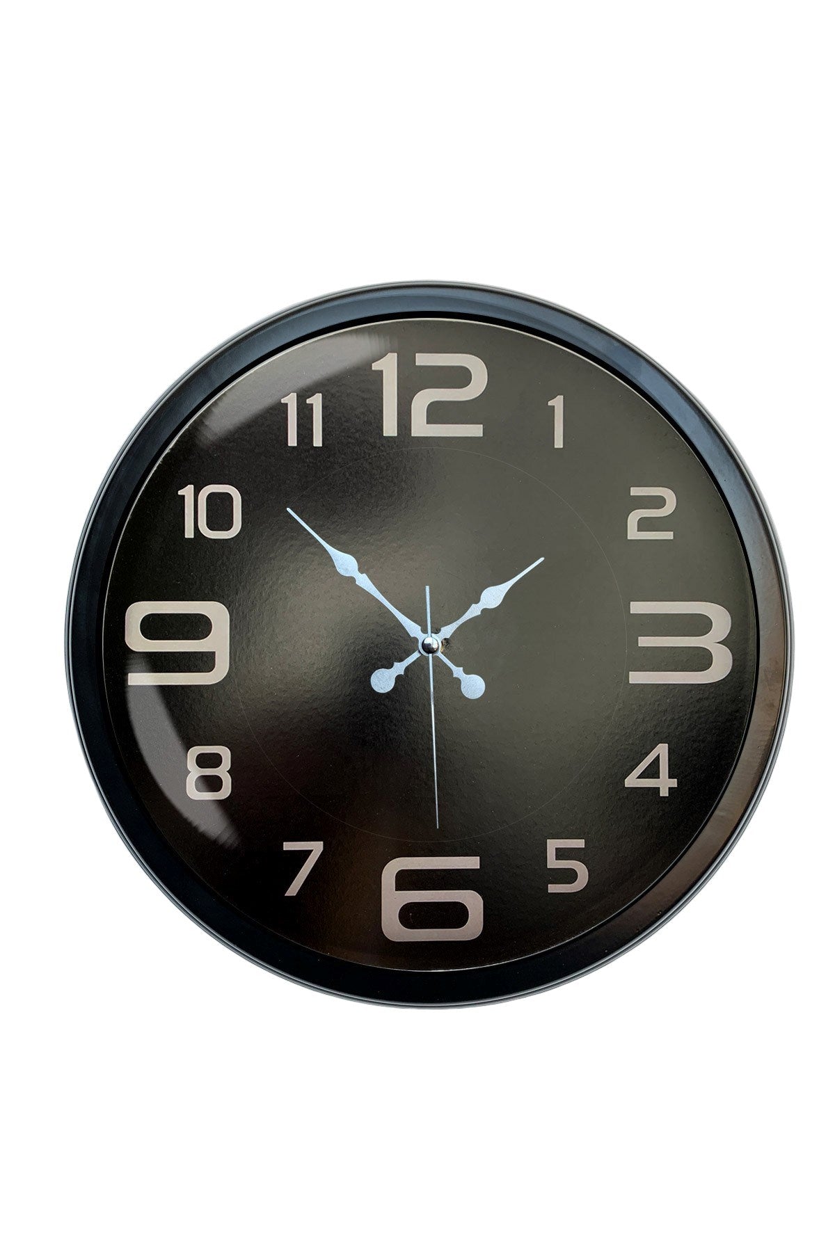 Zentime 40 Cm Siyah Şık Duvar Saati