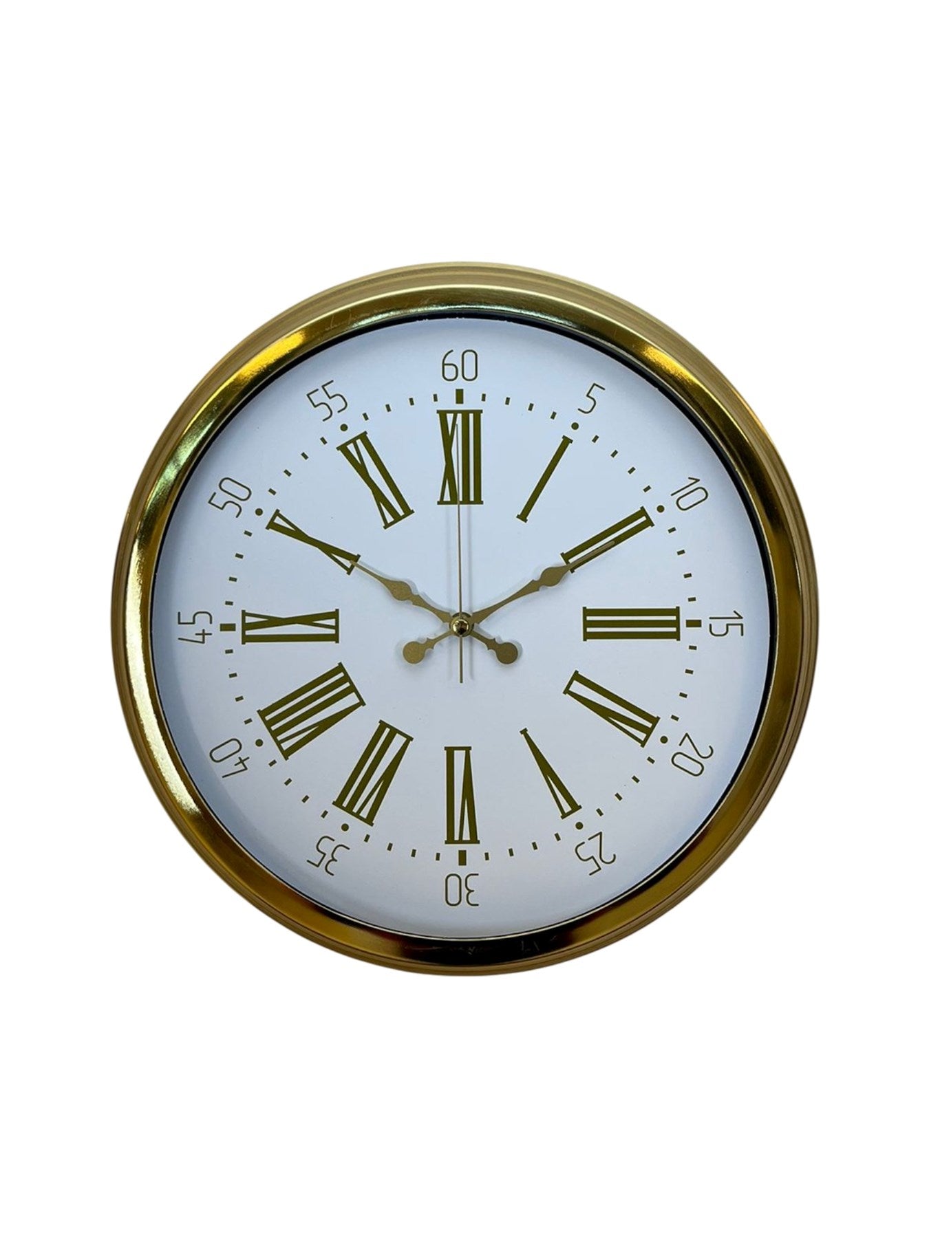 Zentime 40 Cm Gold Lüks Duvar Saati