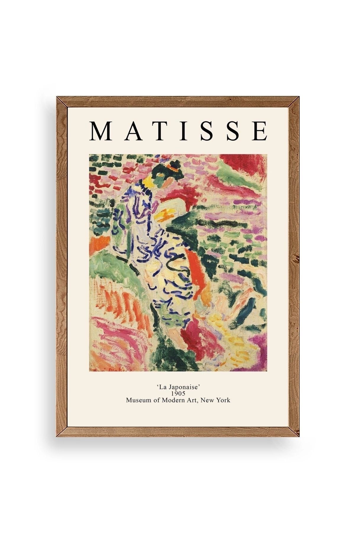 Matisse Ahşap Çerçeveli Tablo 50 x 70
