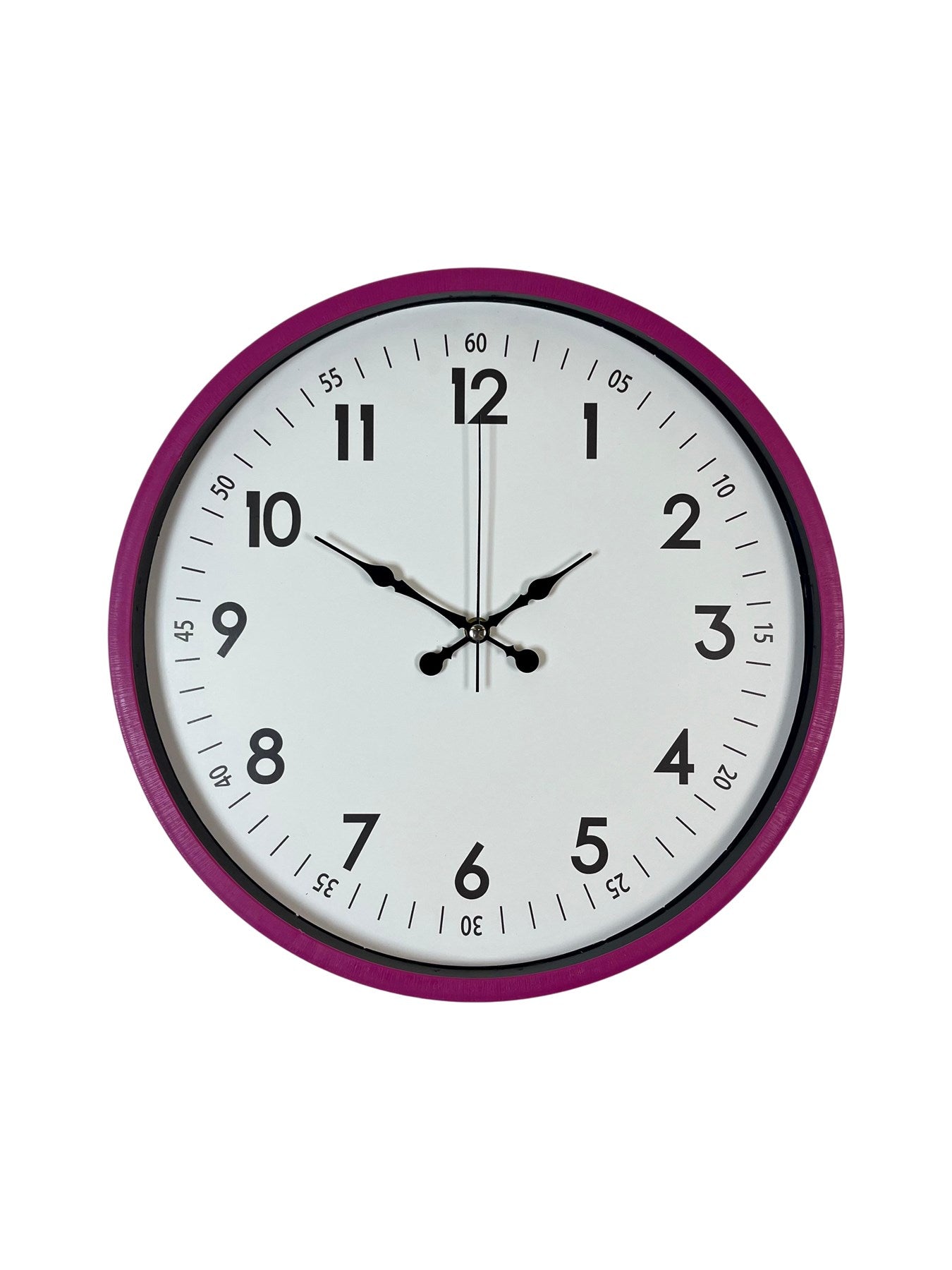 Zentime 36 Cm Pembe Dekoratif Duvar Saati