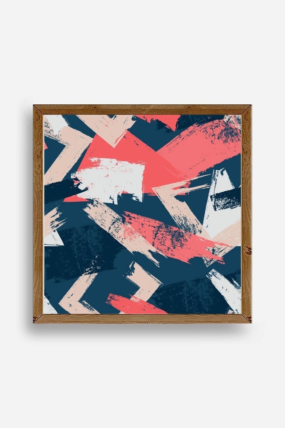 Modern Ahşap Çerçeveli Tablo 23 x 23