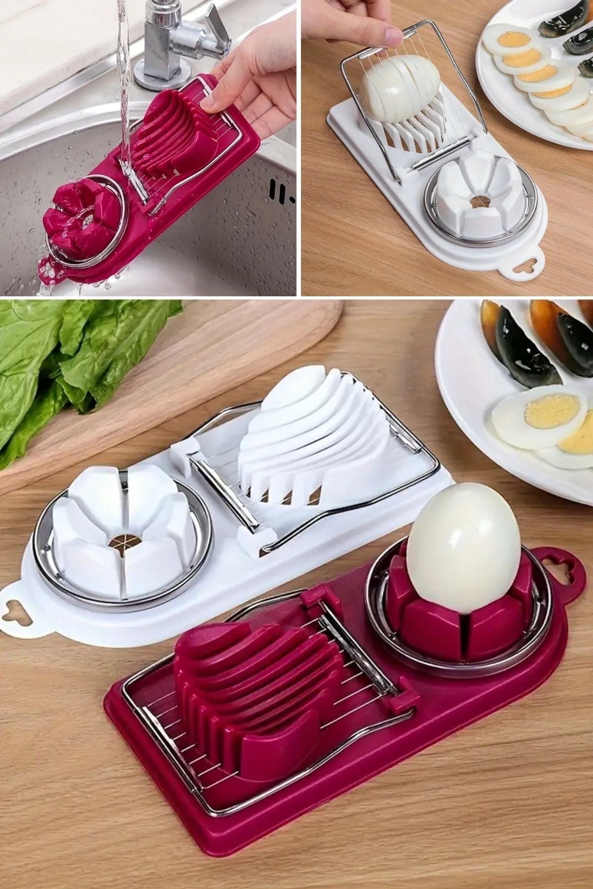 BUFFER® Çok Fonksiyonlu Eşit Yumurta ,Meyve Dilimleyici Kesici Aparat