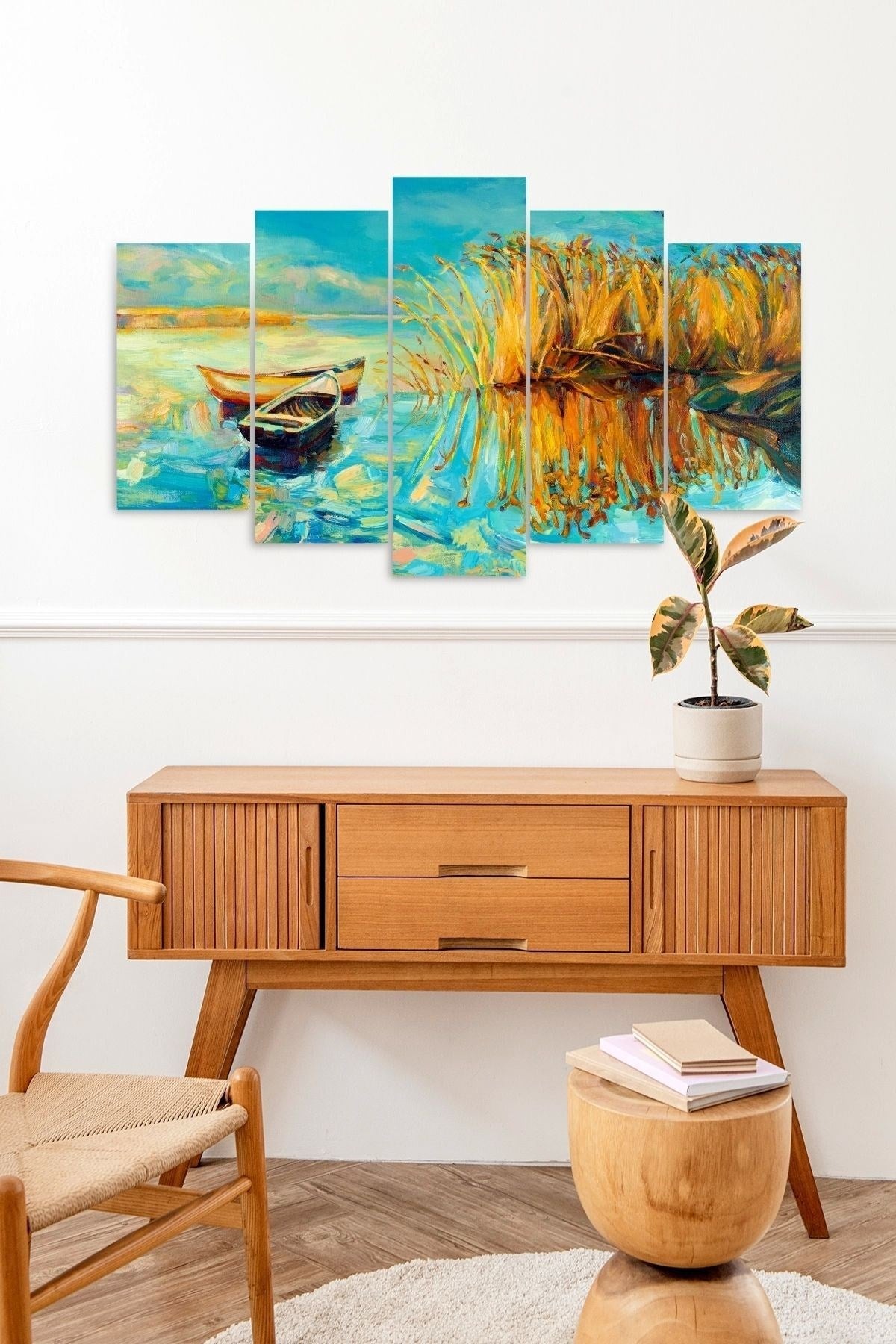 Manzara 5 Parçalı Mdf Tablo 60 x 100