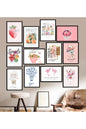 12 Parça Çerçeve Görünümlü Mdf Tablo Seti 15 x 20