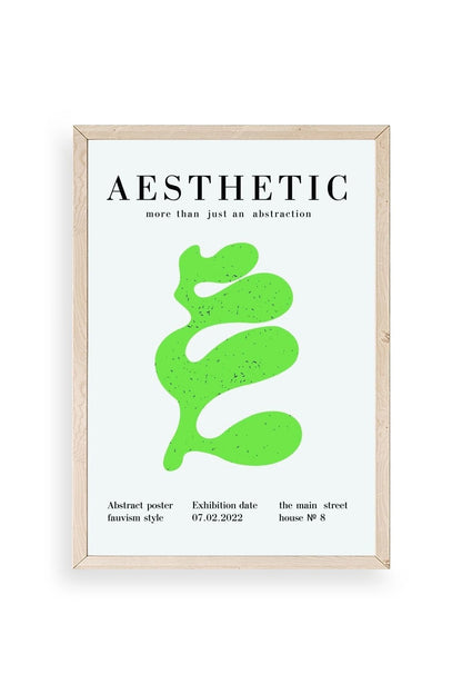 Modern Ahşap Çerçeveli Tablo 23 x 30