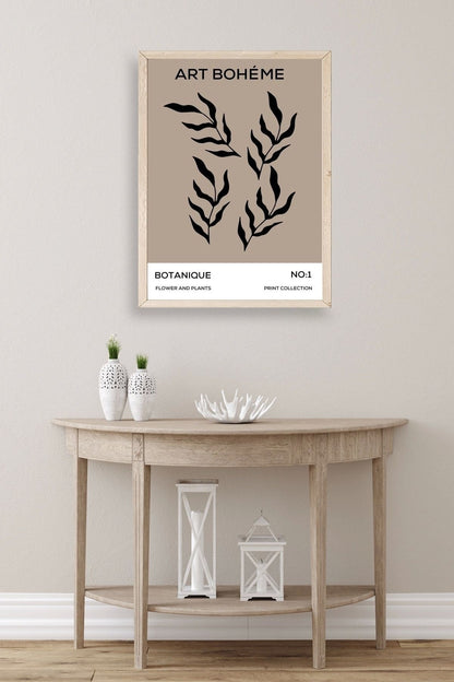 Art Boheme Ahşap Çerçeveli Tablo 23 x 30