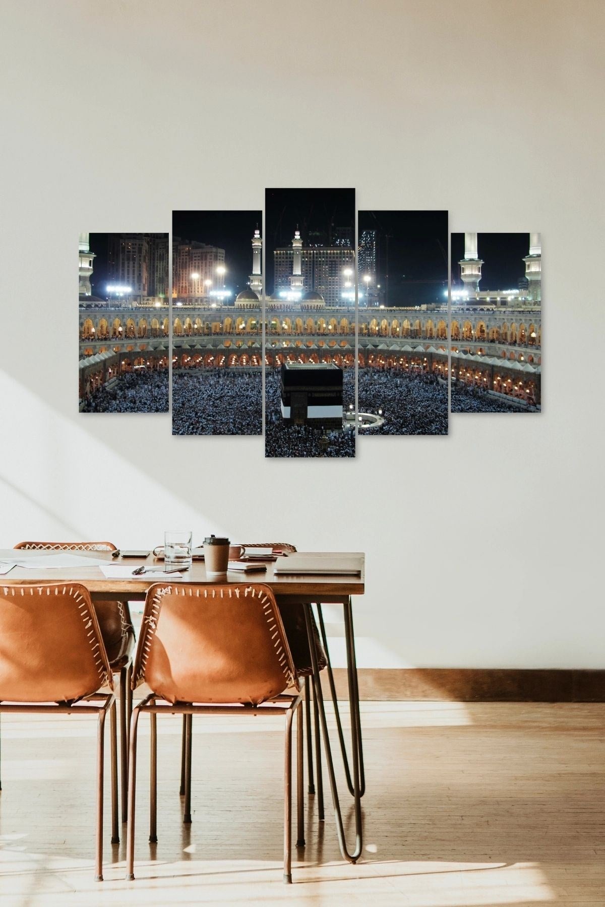 Kabe Manzarası 5 Parçalı Mdf Tablo 60 x 100