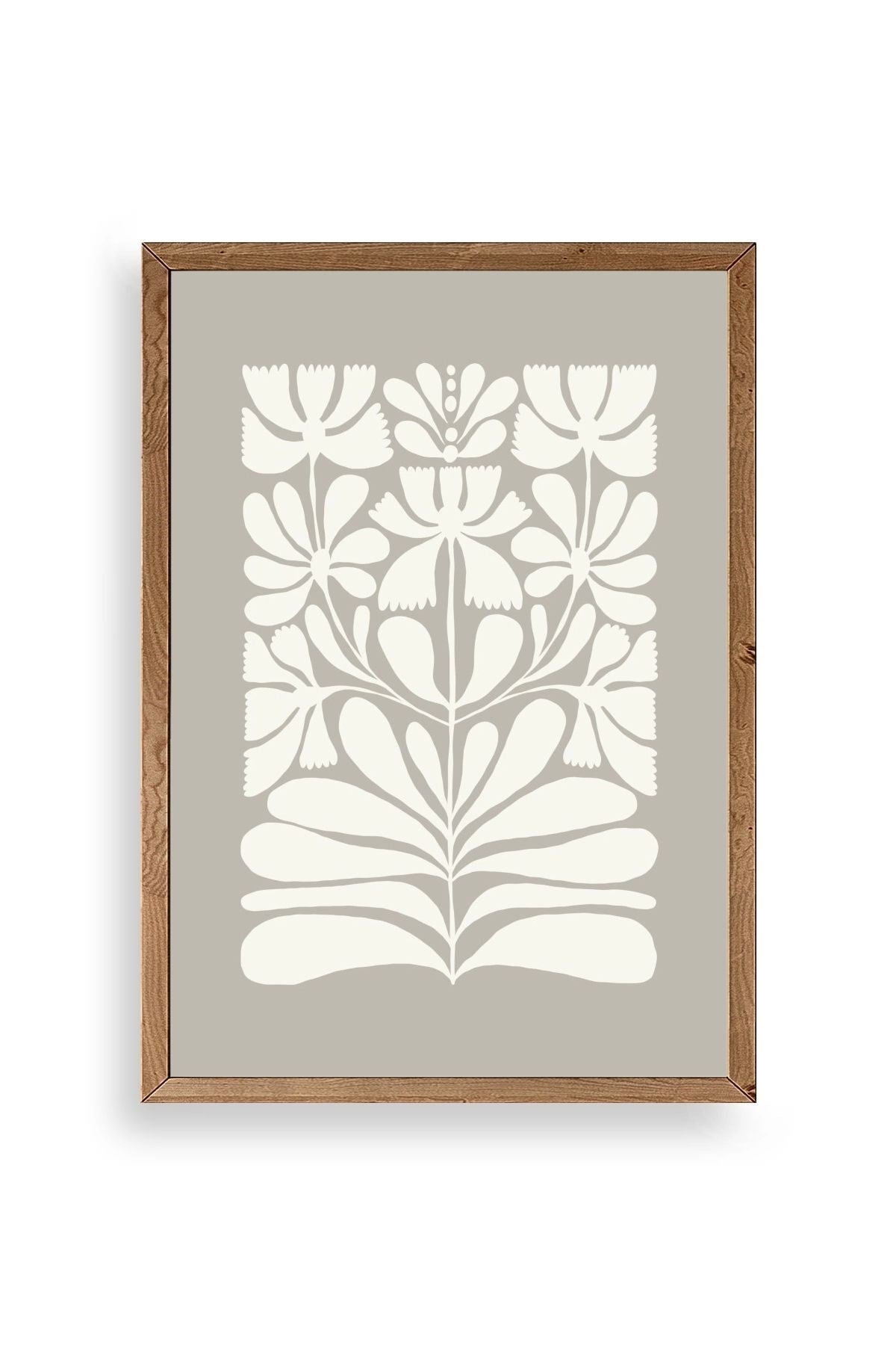 Desen Ahşap Çerçeveli Tablo 50 x 70