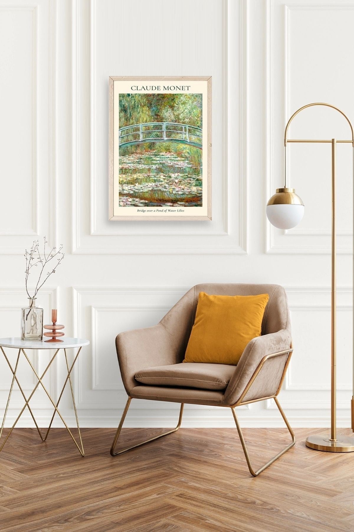 Claude Monet Ahşap Çerçeveli Tablo 50 x 70