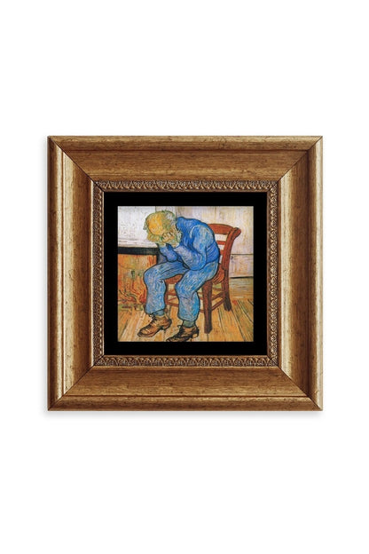 Van Gogh Çerçeveli Taş Tablo 20 cm