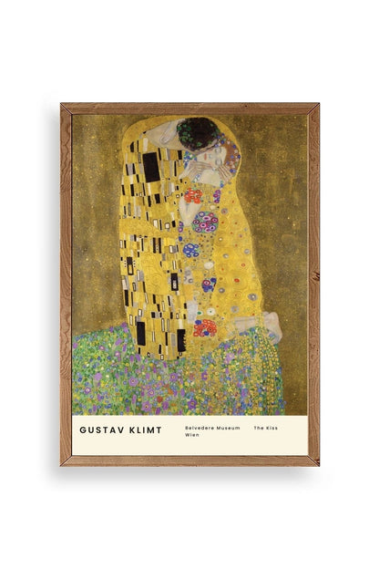 Gustav Klimt Ahşap Çerçeveli Tablo 30 x 42
