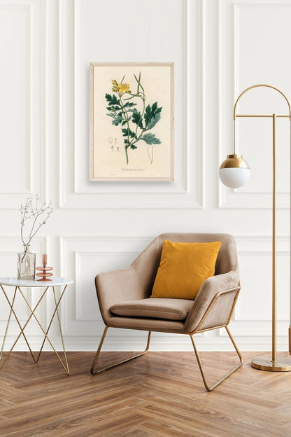 Çiçek Ahşap Çerçeveli Tablo 50 x 70