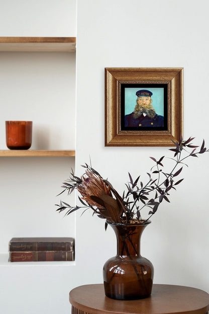 Van Gogh Çerçeveli Taş Tablo 20 cm