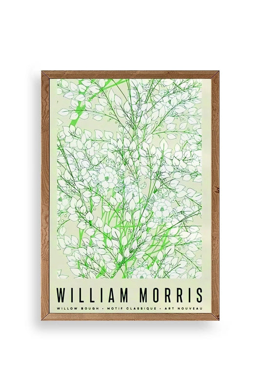 Çiçekler Ahşap Çerçeveli Tablo 30 x 42