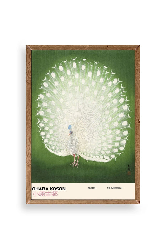 Ohara Koson Ahşap Çerçeveli Tablo 50 x 70