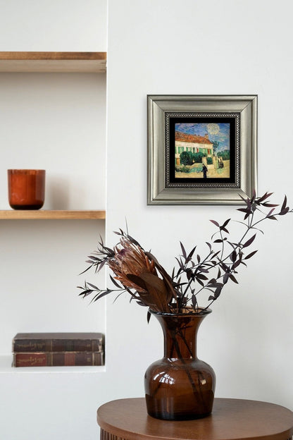 Manzara Çerçeveli Taş Tablo 20 cm