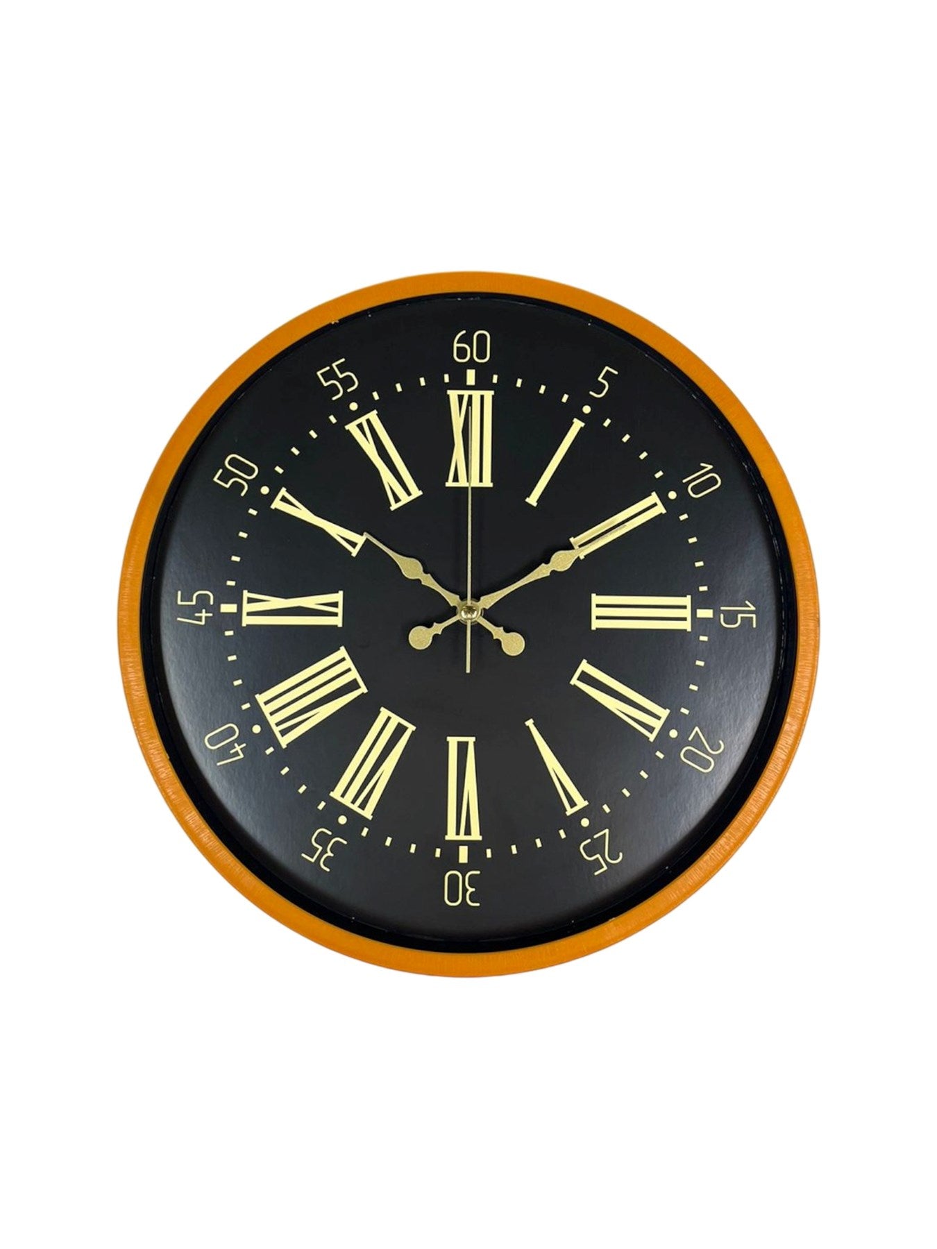 Zentime 36 Cm Turuncu Dekoratif Duvar Saati