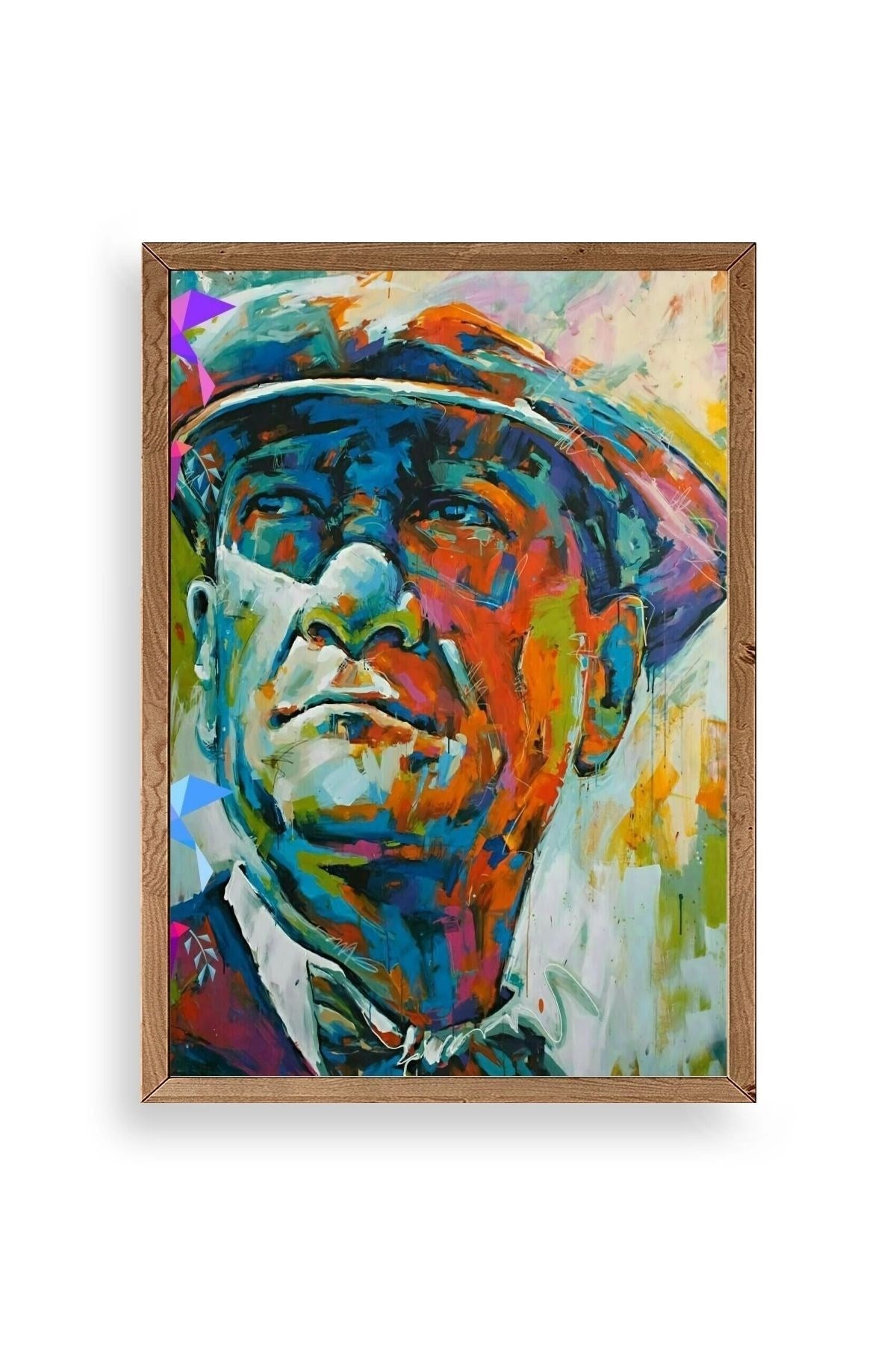 Atatürk Ahşap Çerçeveli Tablo 17 x 23