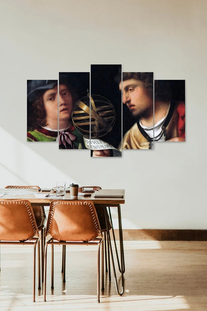 İnsan Manzarası 5 Parçalı Mdf Tablo 60 x 100