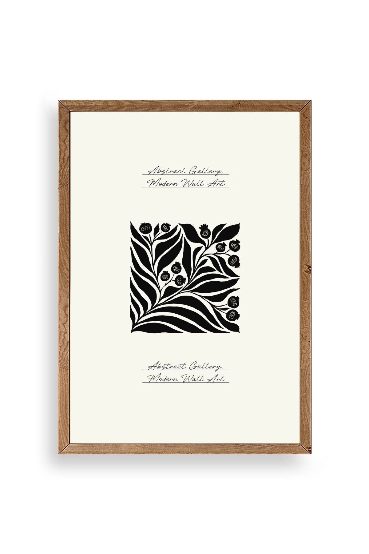 Çiçek Ahşap Çerçeveli Tablo 23 x 30