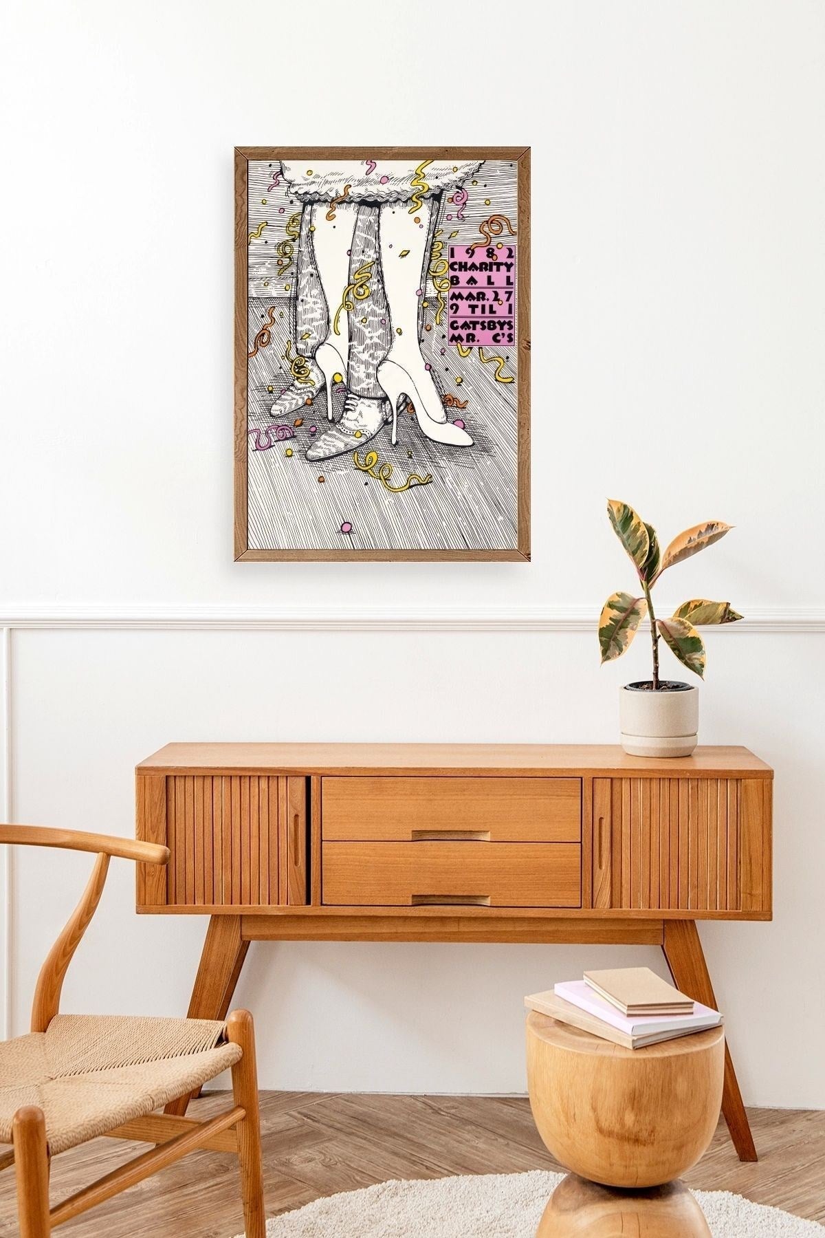 Gastby's Ahşap Çerçeveli Tablo 23 x 30