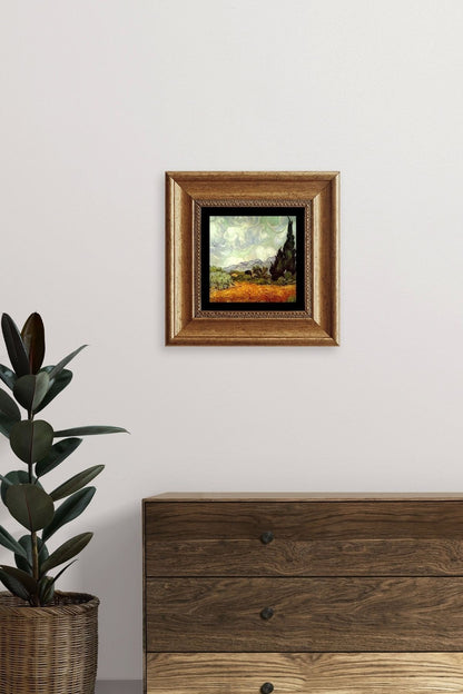 Gustav Klimpt Çerçeveli Taş Tablo 20 cm