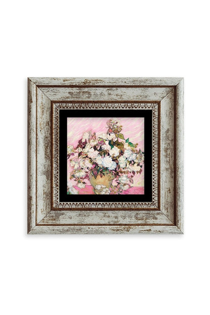 Van Gogh Çerçeveli Taş Tablo 20 cm
