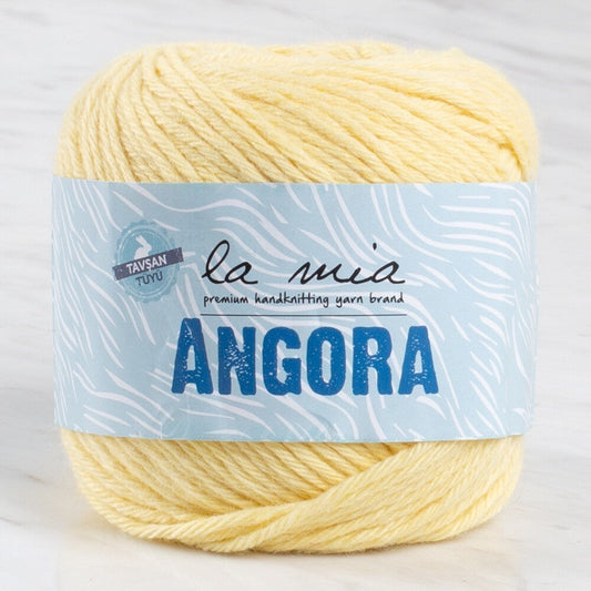 La Mia Angora 50gr Sarı El Örgü İpi - L124 - 33796