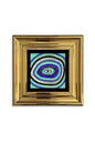 Nazar Boncuğu Çerçeveli Taş Tablo 20 cm
