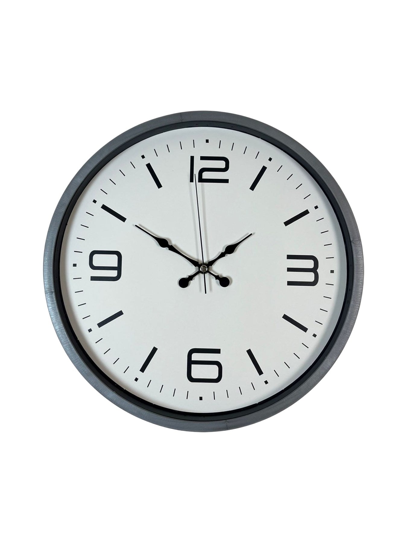 Zentime 36 Cm Gri Dekoratif Duvar Saati