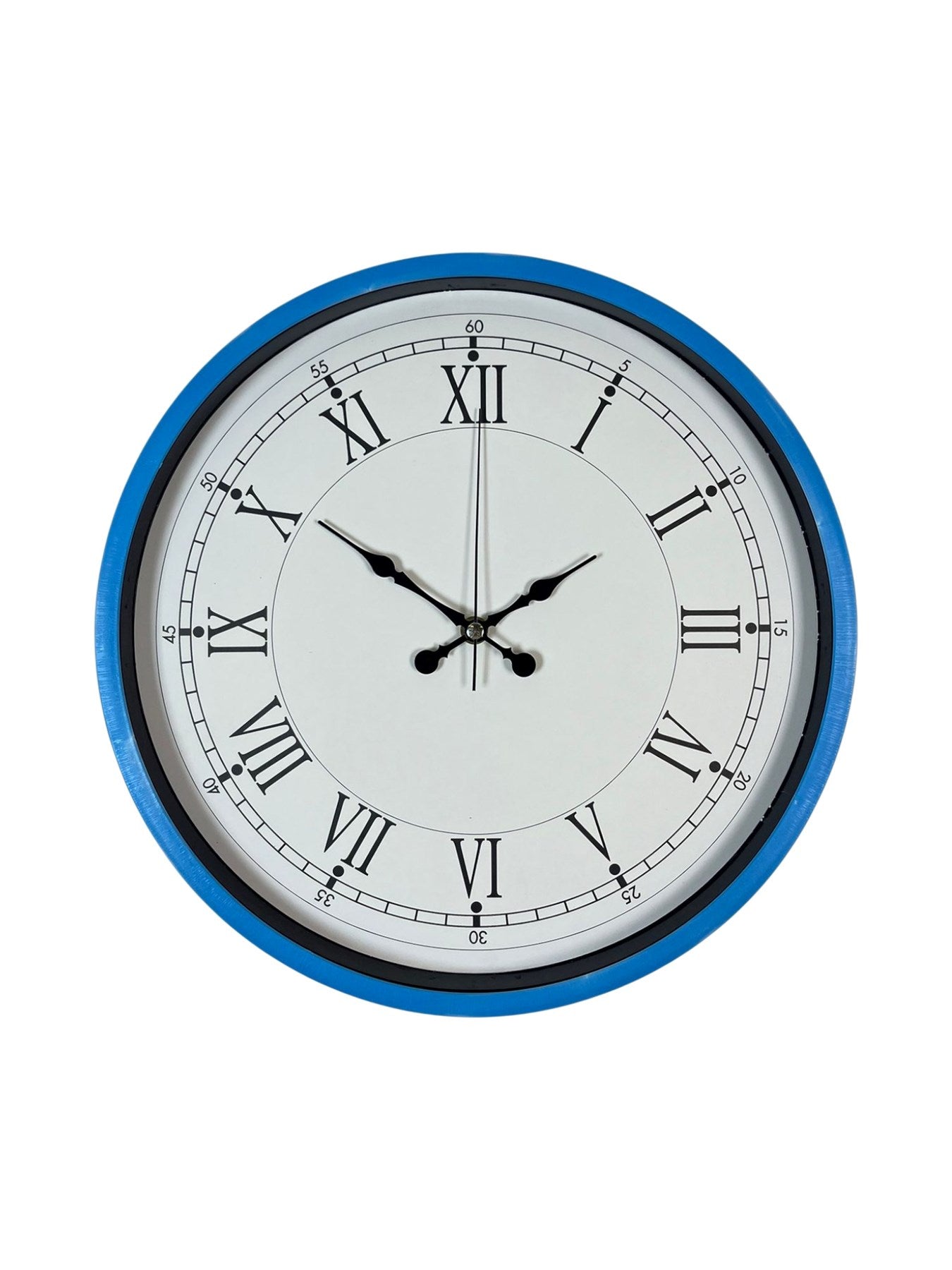 Zentime 36 Cm Mavi Dekoratif Duvar Saati