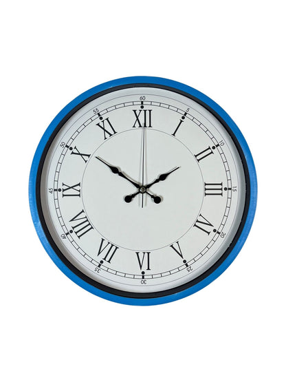 Zentime 36 Cm Mavi Dekoratif Duvar Saati