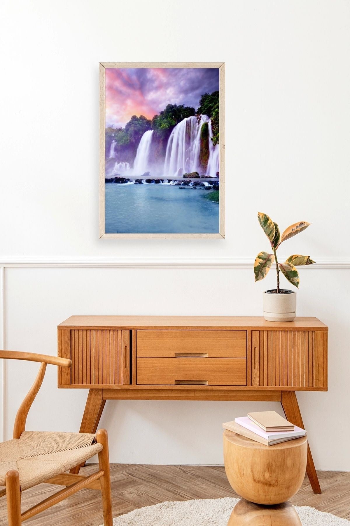 Manzara Doğa Ahşap Çerçeveli Tablo 30 x 42