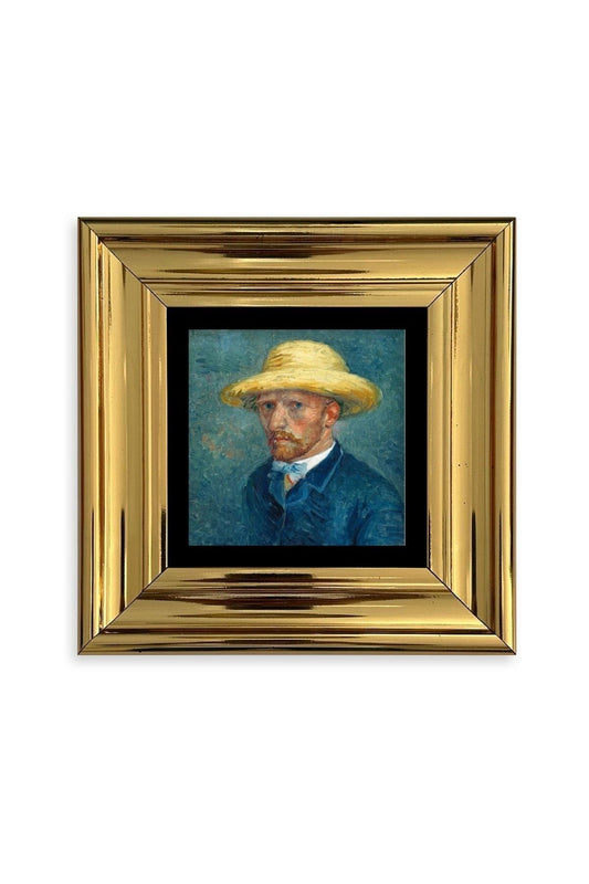 Van Gogh Çerçeveli Taş Tablo 20 cm
