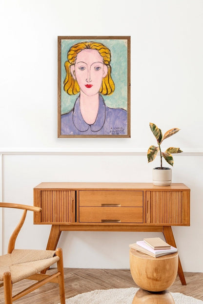 Henri Matisse Ahşap Çerçeveli Tablo 17 x 23