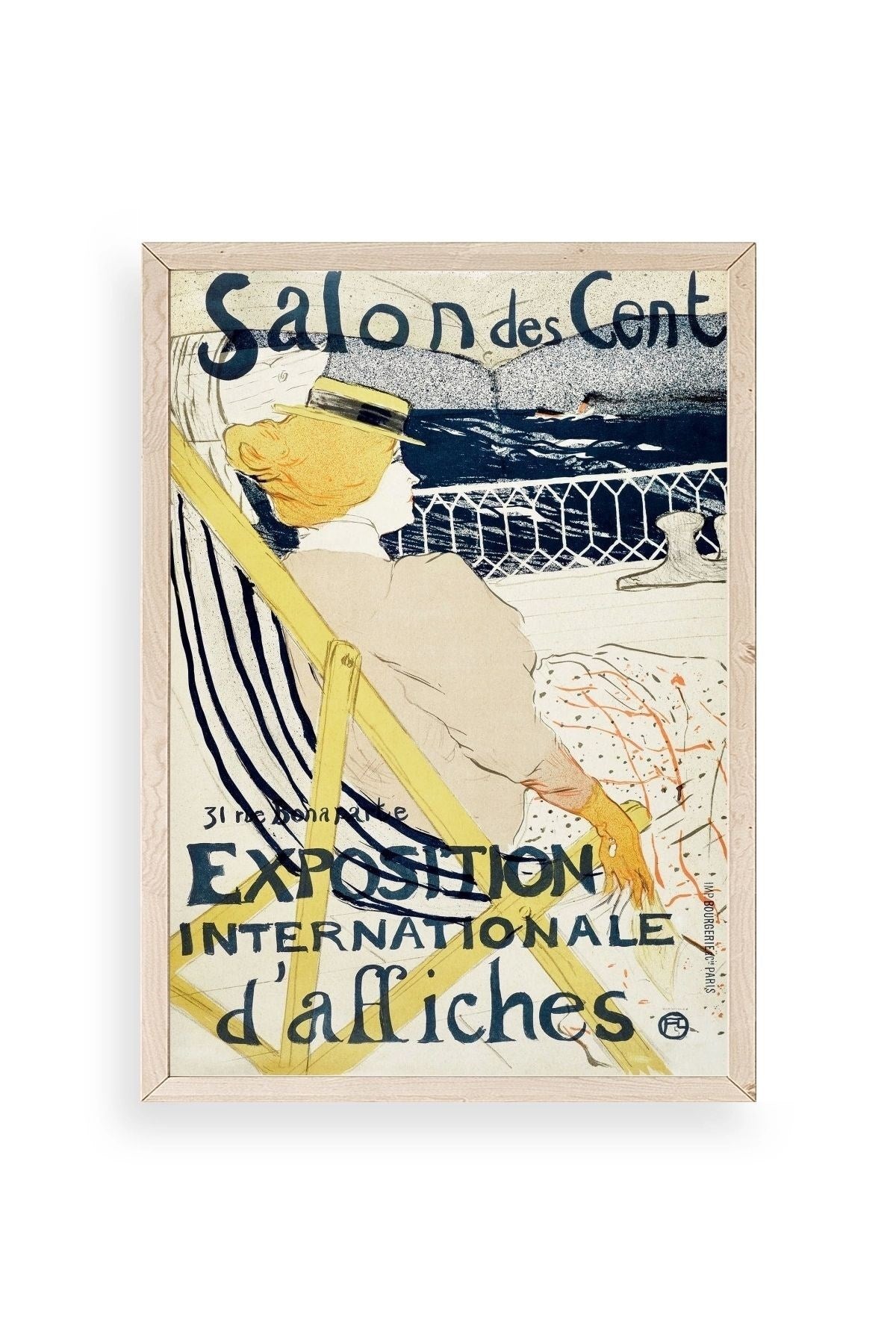 Henri Toulouse-Lautrec Ahşap Çerçeveli Tablo 23 x 30