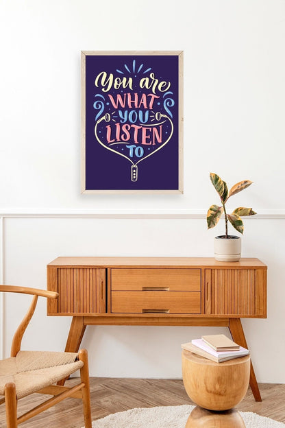 Motto Ahşap Çerçeveli Tablo 50 x 70