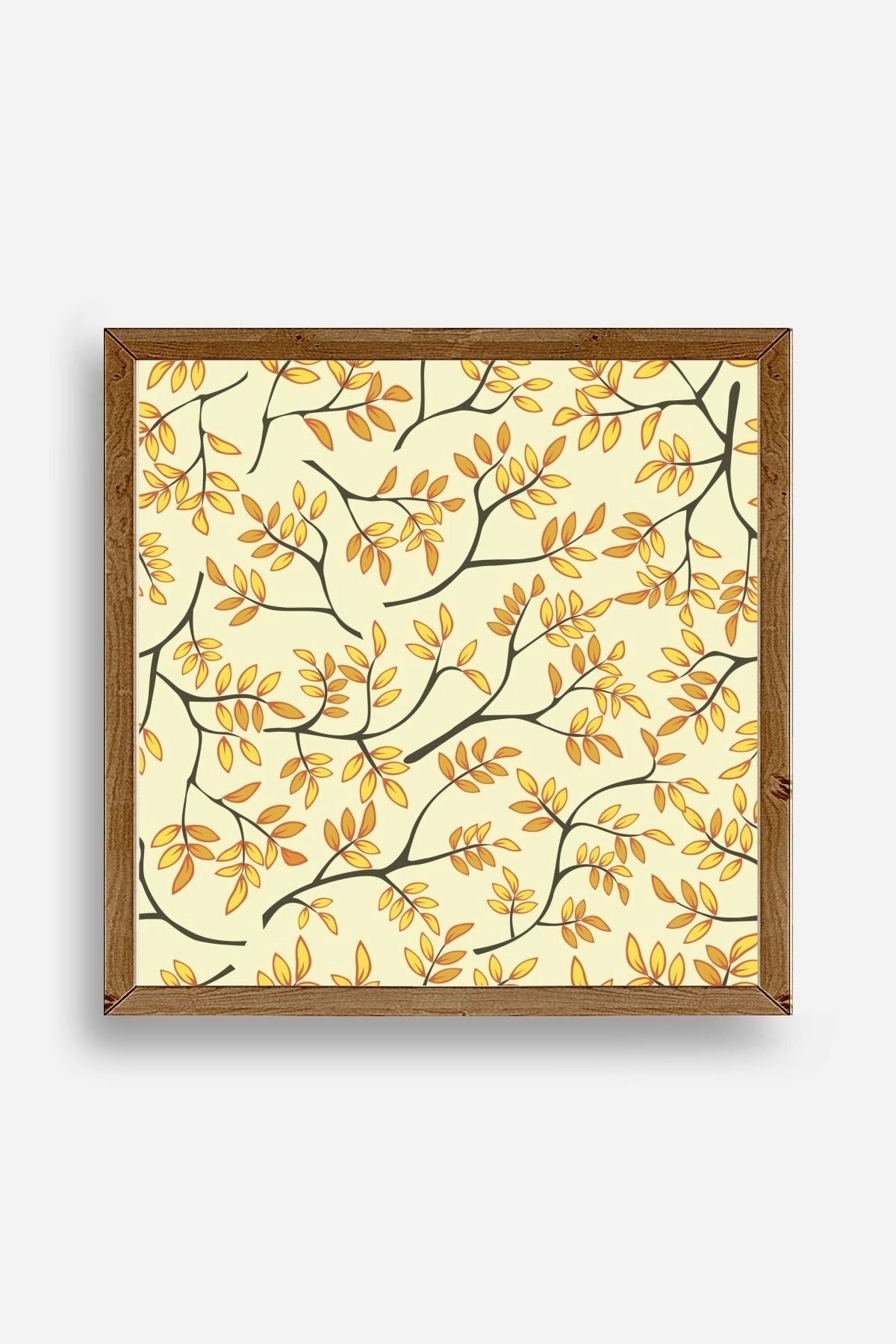 Dal Ahşap Çerçeveli Tablo 50 x 50