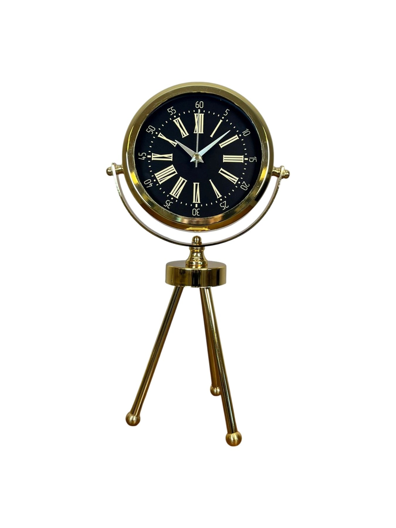 Zentime Gold Lüks Üç Ayaklı Masa Saati