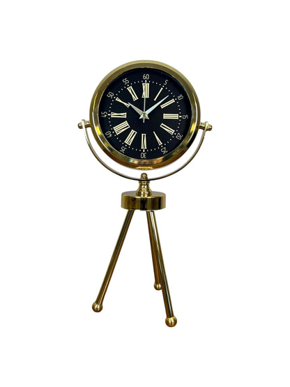 Zentime Gold Lüks Üç Ayaklı Masa Saati