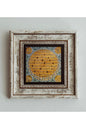 Hilye-i Şerif Çerçeveli Taş Tablo , Çerçeveli Taş Duvar Dekoru 20 cm