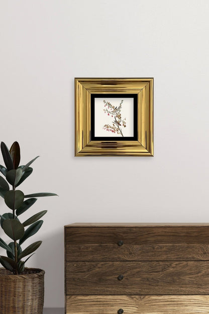 Dal Çerçeveli Taş Tablo 20 cm