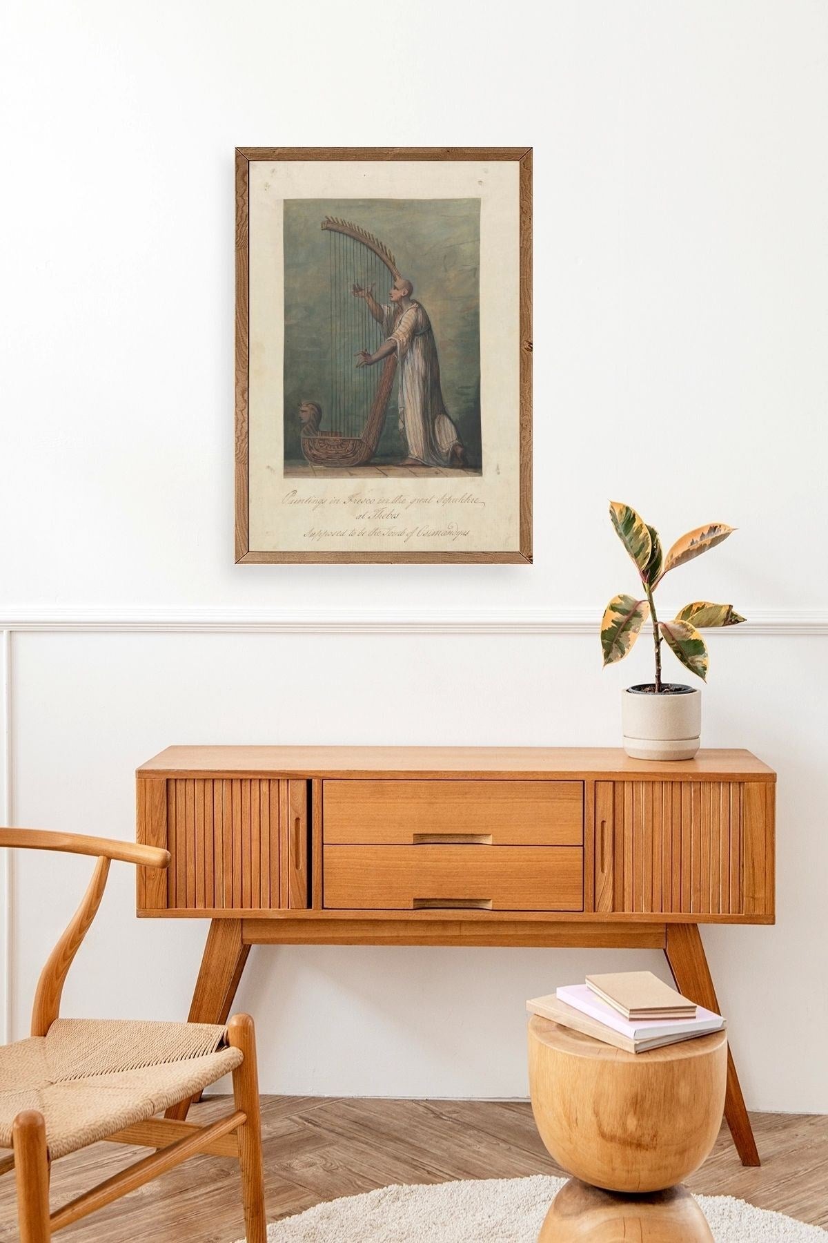 James Bruce Ahşap Çerçeveli Tablo 30 x 42